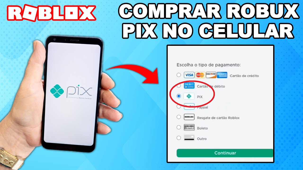 COMO COMPRAR ROBUX PELO PIX NO ROBLOX (versão atualiza na